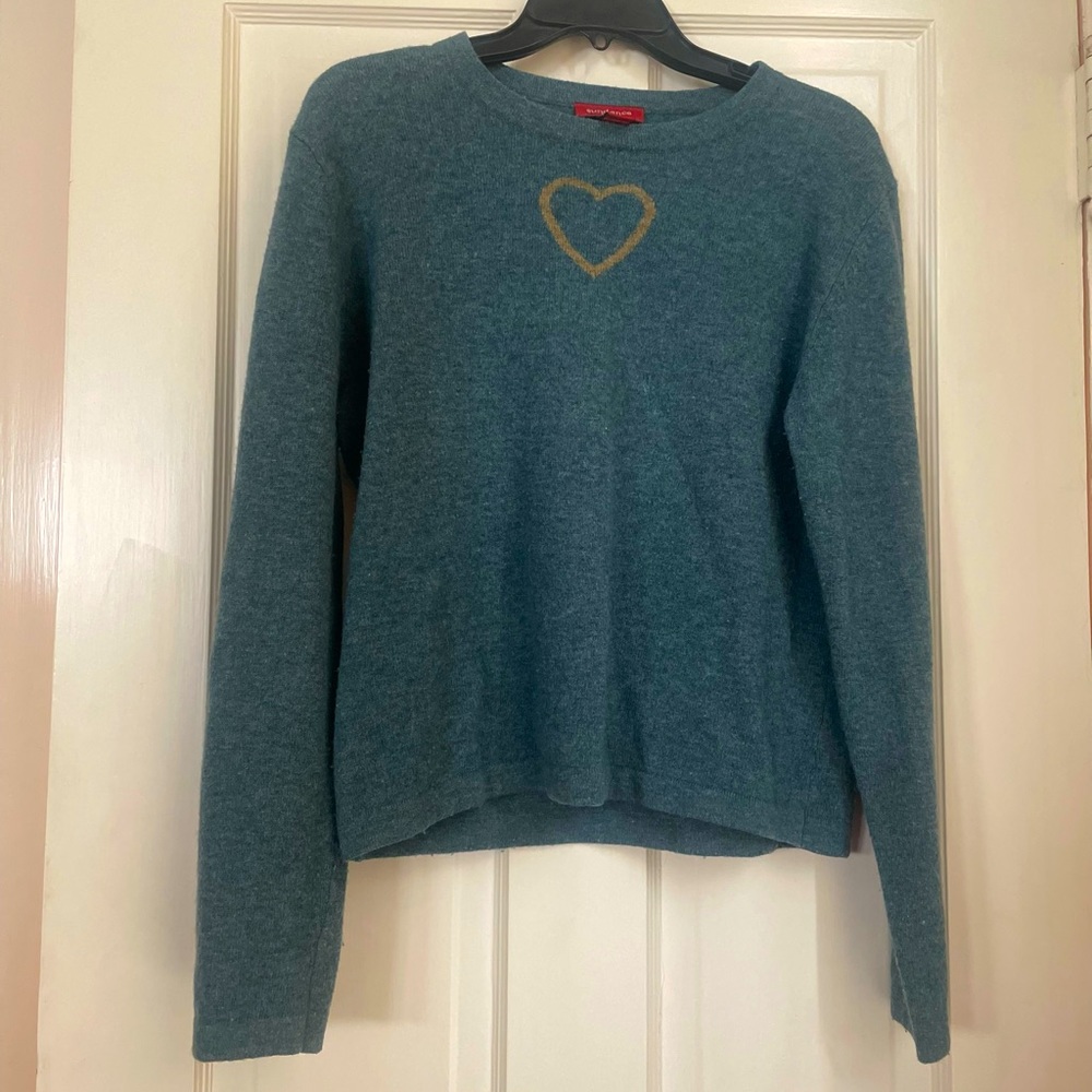 Blue wool sweater from Sundance